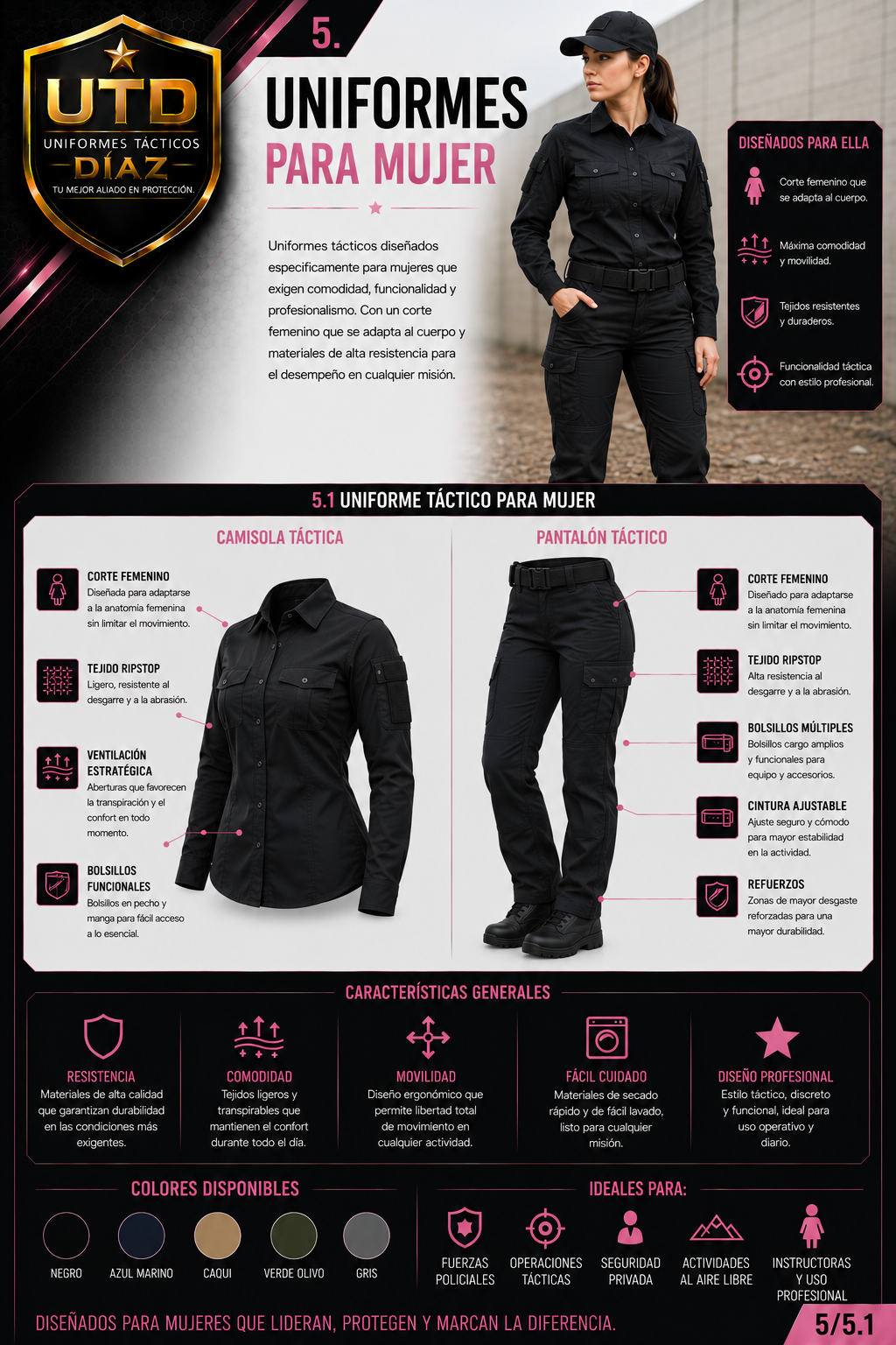 Uniforme completo mujer